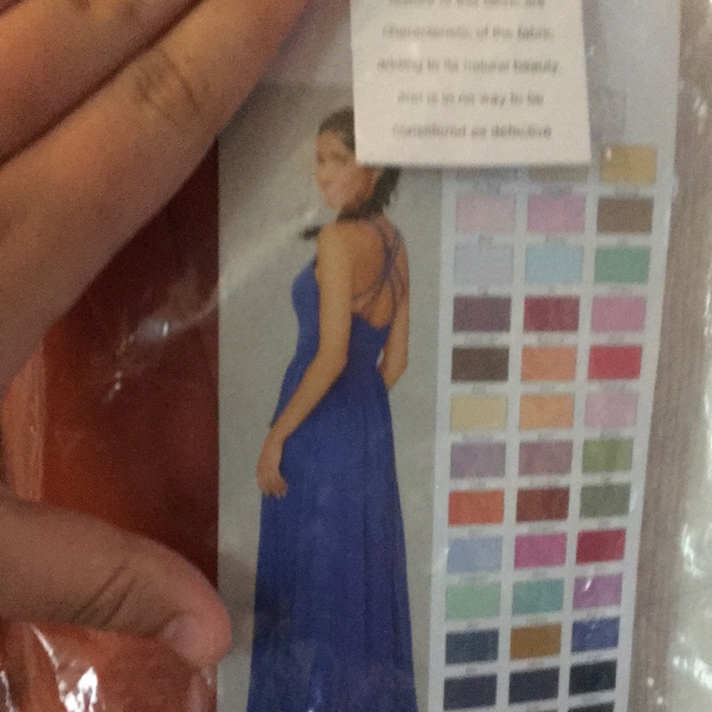 A bridesmaid dress that was never worn still has the tags
